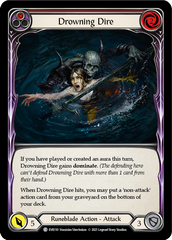 Drowning Dire (Red) [EVR110] (Everfest)  1st Edition Rainbow Foil | I Want That Stuff Brandon
