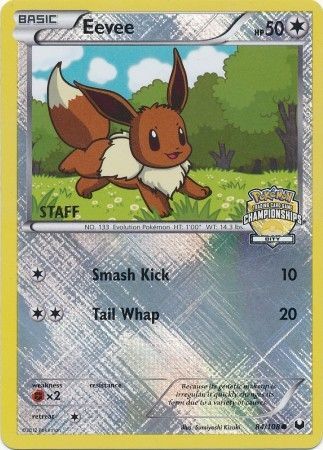 Eevee (84/108) (City Championship Staff) [League & Championship Cards] | I Want That Stuff Brandon