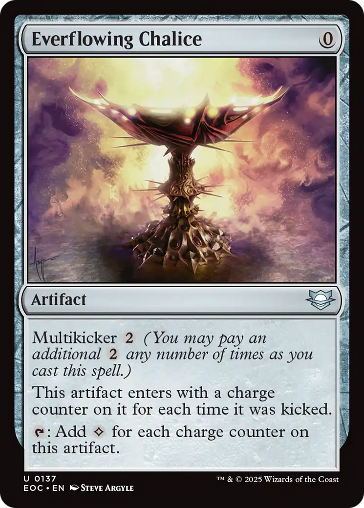 Everflowing Chalice [Edge of Eternities Commander] | I Want That Stuff Brandon