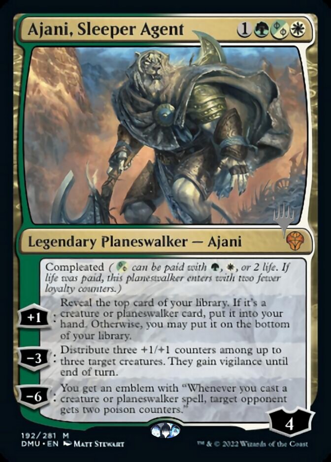 Ajani, Sleeper Agent (Promo Pack) [Dominaria United Promos] | I Want That Stuff Brandon