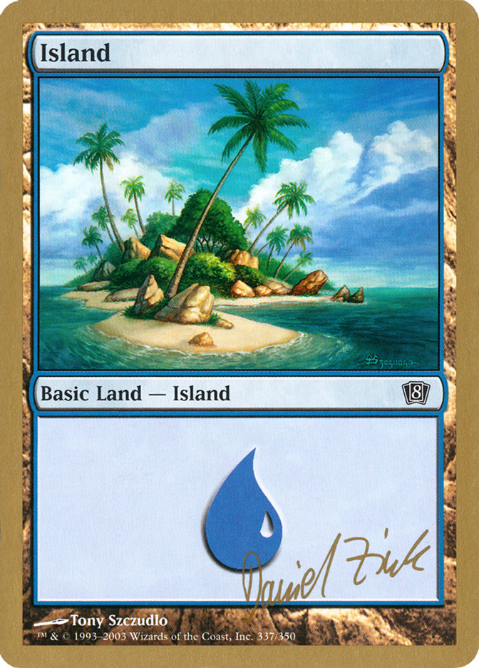 Island (dz337) (Daniel Zink) [World Championship Decks 2003] | I Want That Stuff Brandon