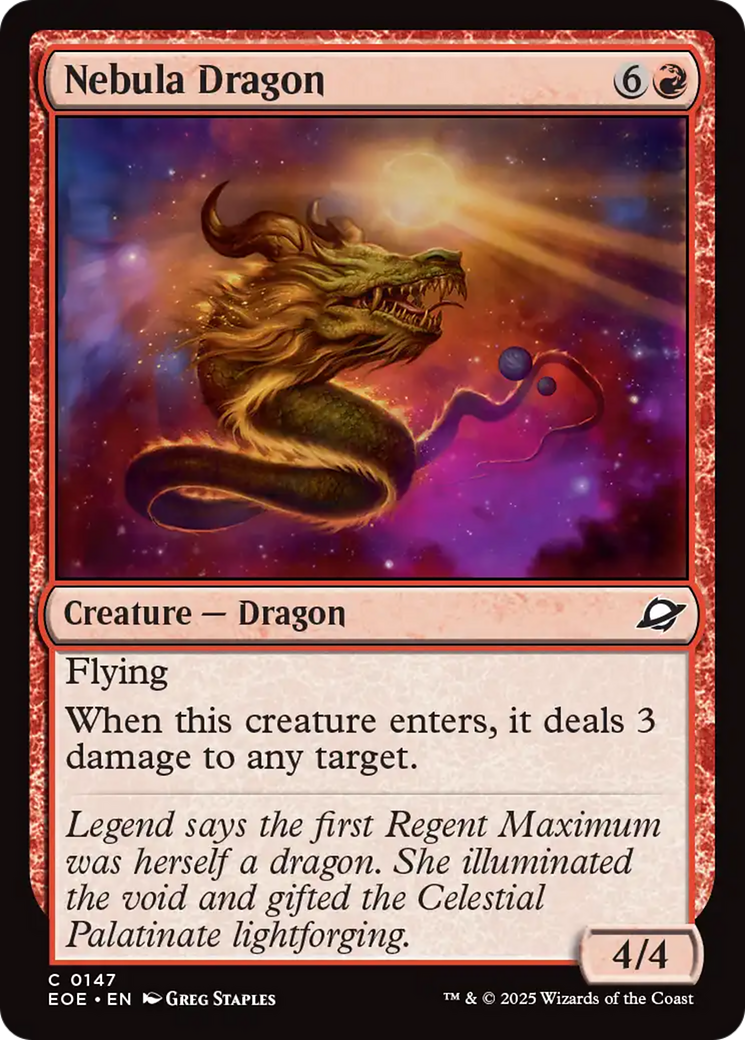 Nebula Dragon [Edge of Eternities] | I Want That Stuff Brandon