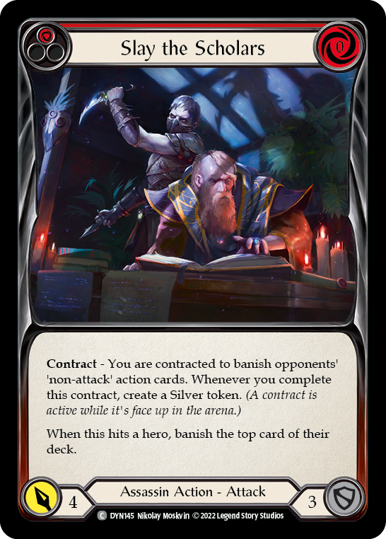 Slay the Scholars (Red) [DYN145] (Dynasty) | I Want That Stuff Brandon