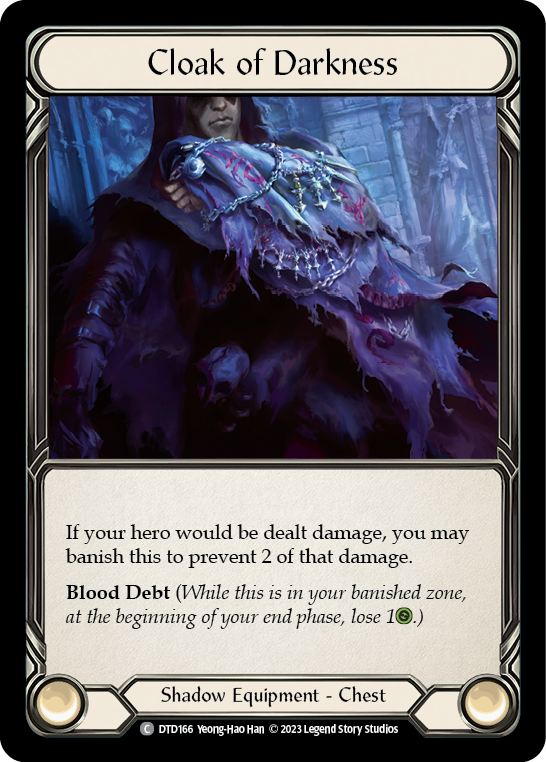 Cloak of Darkness [DTD166] (Dusk Till Dawn)  Cold Foil | I Want That Stuff Brandon