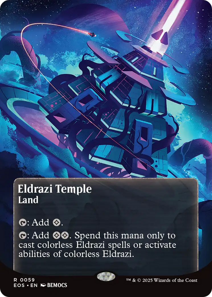 Eldrazi Temple (0059) (Borderless) [Edge of Eternities: Stellar Sights] | I Want That Stuff Brandon