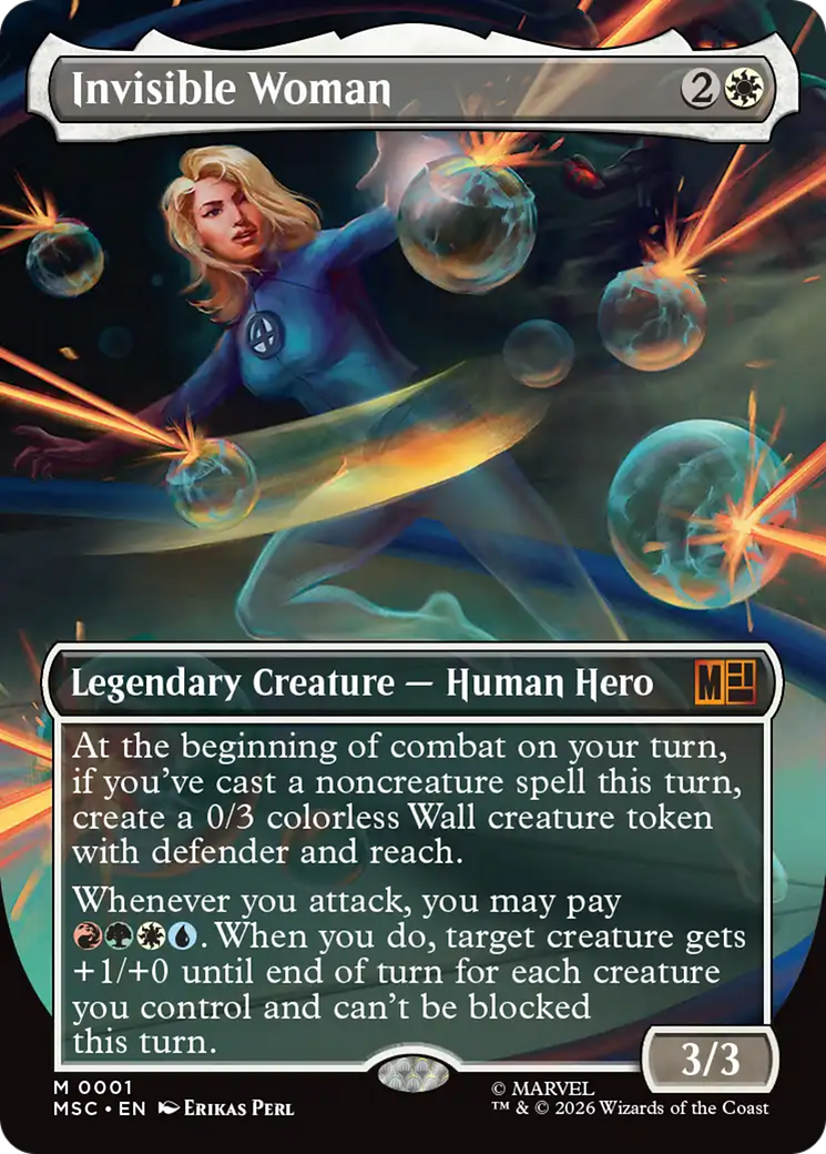 Invisible Woman (Borderless) [Marvel Super Heroes Commander] | I Want That Stuff Brandon