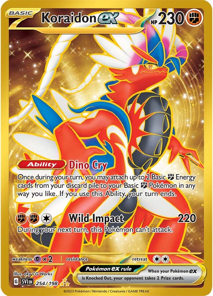 Koraidon ex (254/198) [Scarlet & Violet: Base Set] | I Want That Stuff Brandon