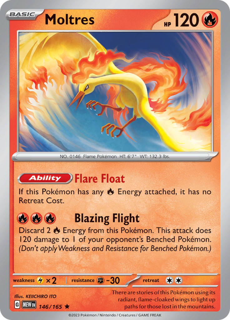 Moltres (146/165) [Scarlet & Violet 151] | I Want That Stuff Brandon