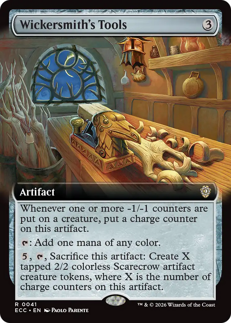 Wickersmith's Tools (Extended Art) [Lorwyn Eclipsed Commander] | I Want That Stuff Brandon