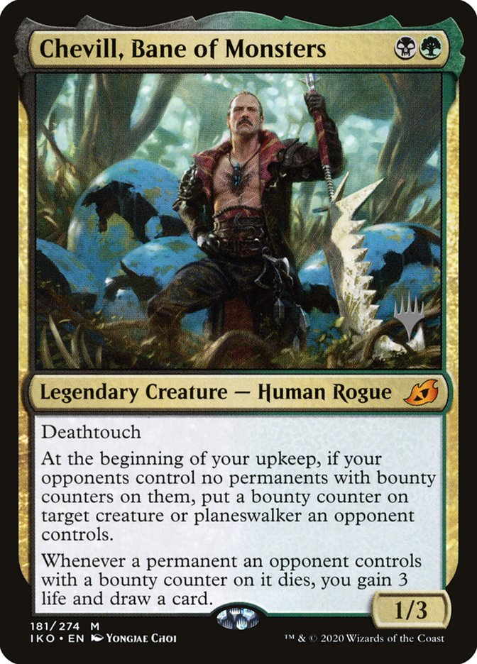 Chevill, Bane of Monsters (Promo Pack) [Ikoria: Lair of Behemoths Promos] | I Want That Stuff Brandon