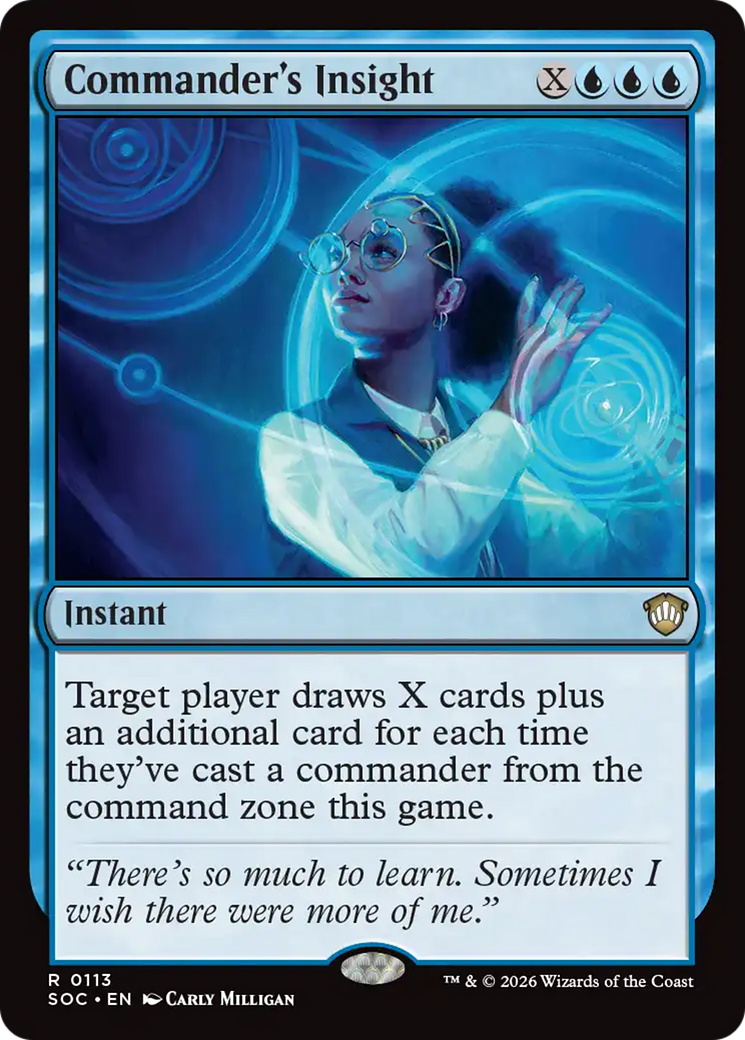 Commander's Insight [Secrets of Strixhaven Commander] | I Want That Stuff Brandon