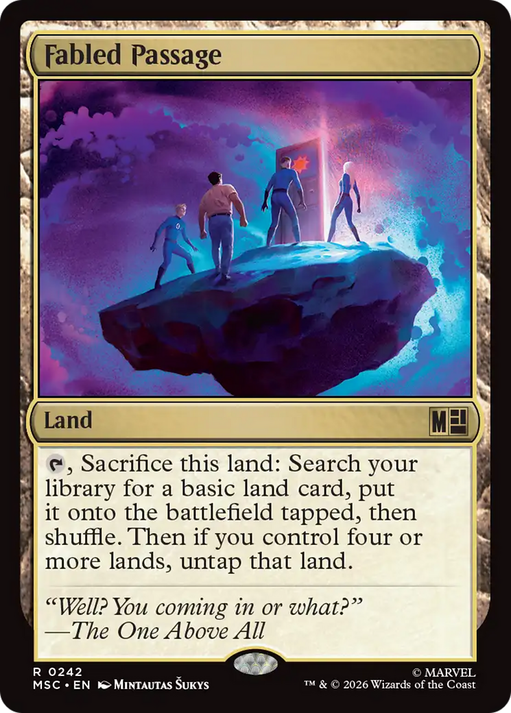Fabled Passage (Surge Foil) [Marvel Super Heroes Commander] | I Want That Stuff Brandon