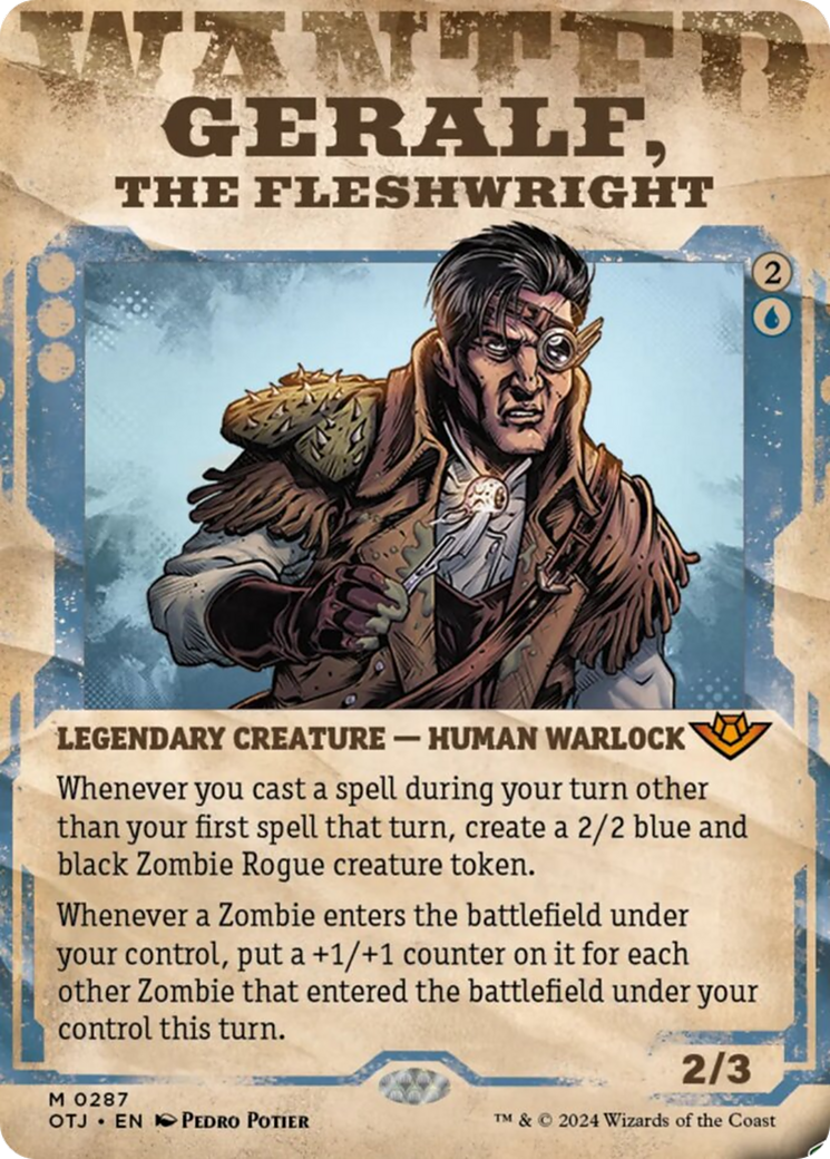 Geralf, the Fleshwright (Showcase) [Outlaws of Thunder Junction] | I Want That Stuff Brandon