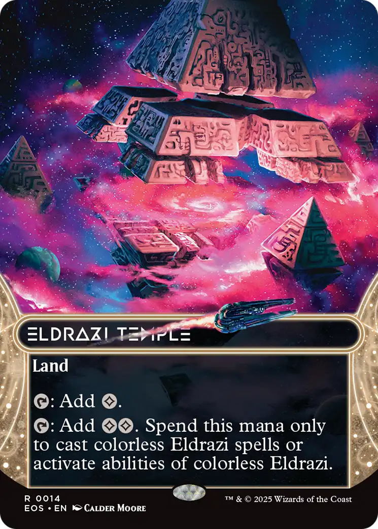 Eldrazi Temple (0014) (Borderless) [Edge of Eternities: Stellar Sights] | I Want That Stuff Brandon
