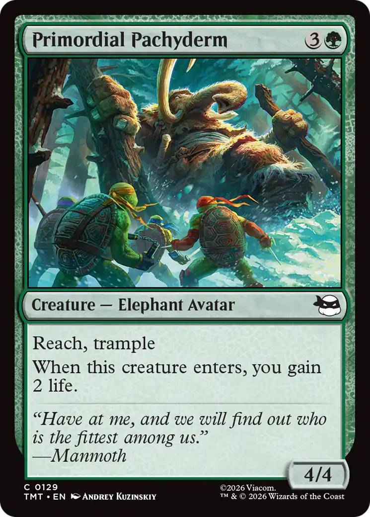 Primordial Pachyderm [Teenage Mutant Ninja Turtles] | I Want That Stuff Brandon