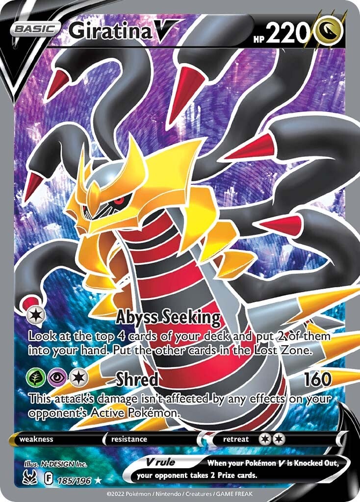 Giratina V (185/196) [Sword & Shield: Lost Origin] | I Want That Stuff Brandon