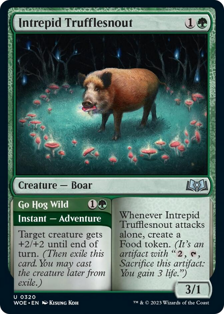 Intrepid Trufflesnout // Go Hog Wild [Wilds of Eldraine] | I Want That Stuff Brandon