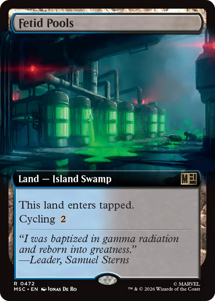 Fetid Pools (Extended Art) [Marvel Super Heroes Commander] | I Want That Stuff Brandon
