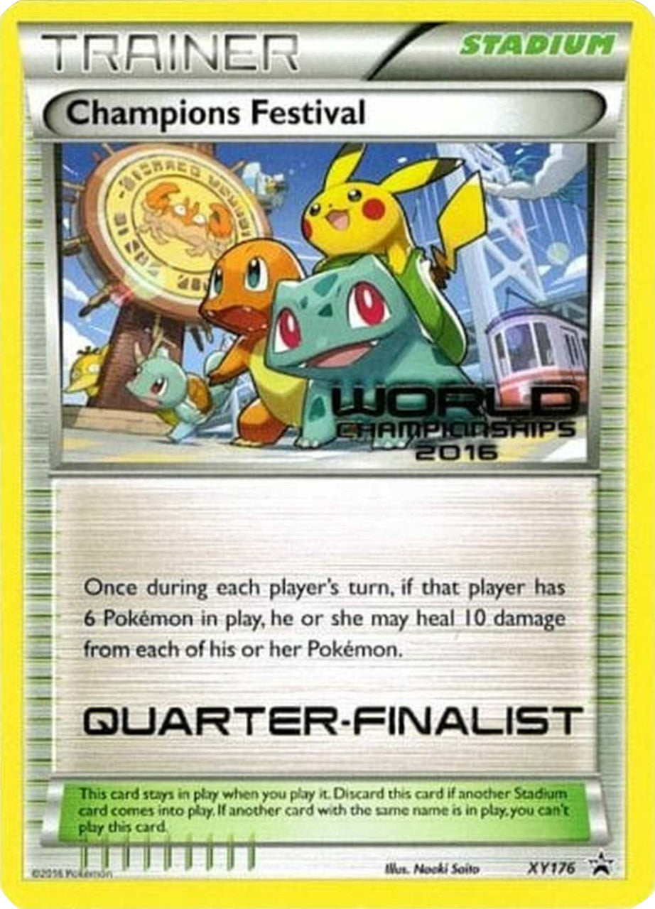 Champions Festival (XY176) (2016 Quarter Finalist) [XY: Black Star Promos] | I Want That Stuff Brandon