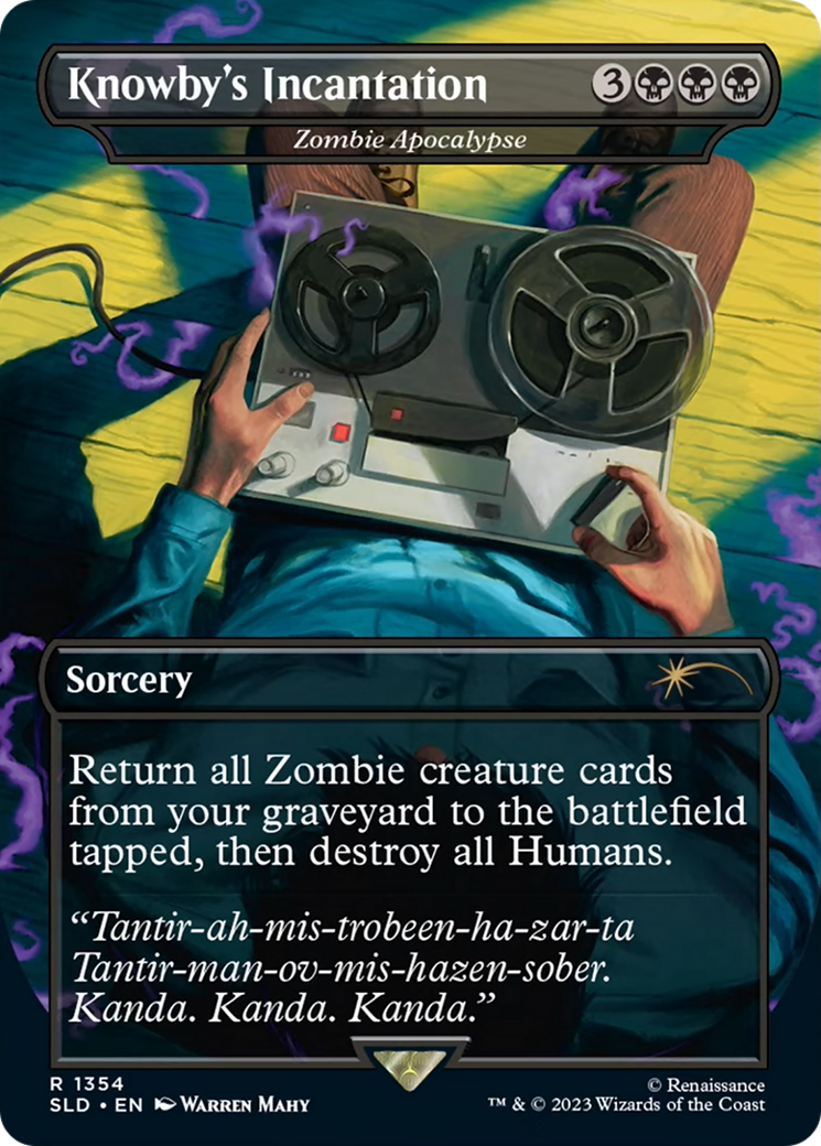 Knowby's Incantation - Zombie Apocalypse [Secret Lair Drop Series] | I Want That Stuff Brandon