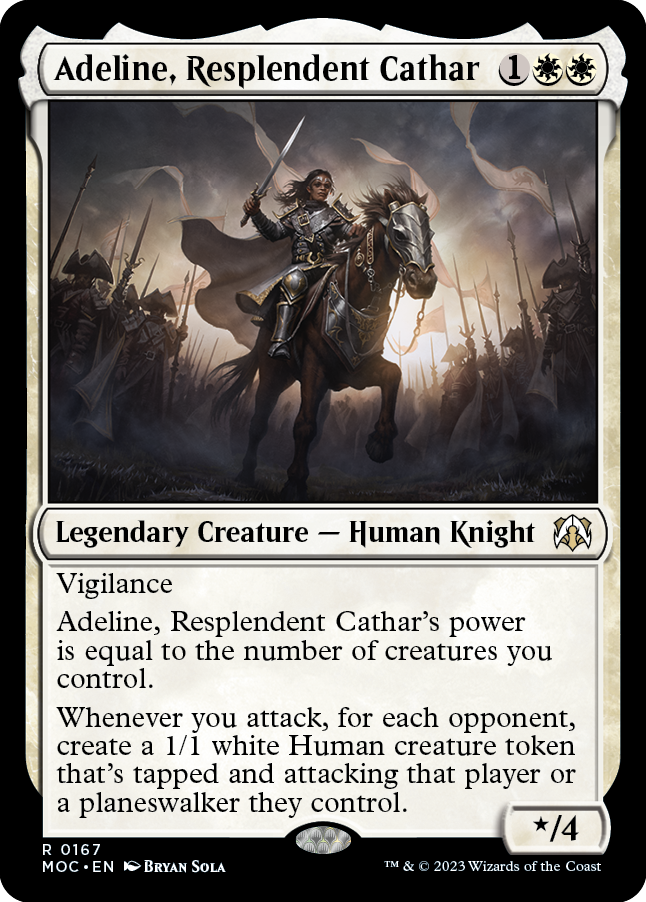 Adeline, Resplendent Cathar [March of the Machine Commander] | I Want That Stuff Brandon