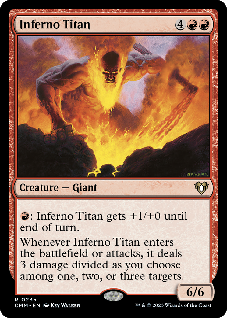 Inferno Titan [Commander Masters] | I Want That Stuff Brandon