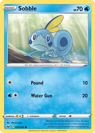 Sobble (055/202) (Premium Collection) [Sword & Shield: Base Set] | I Want That Stuff Brandon