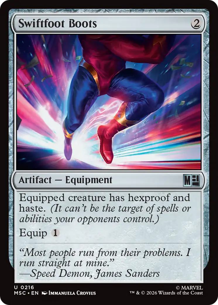 Swiftfoot Boots [Marvel Super Heroes Commander] | I Want That Stuff Brandon