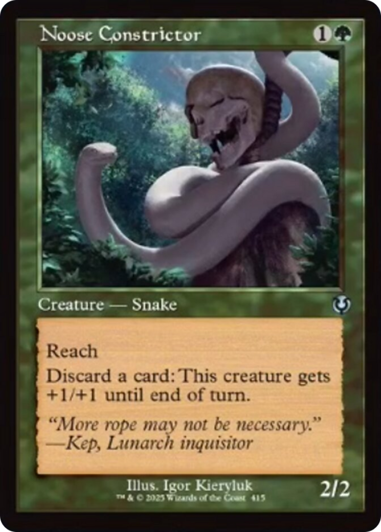 Noose Constrictor (Retro Frame) [Innistrad Remastered] | I Want That Stuff Brandon