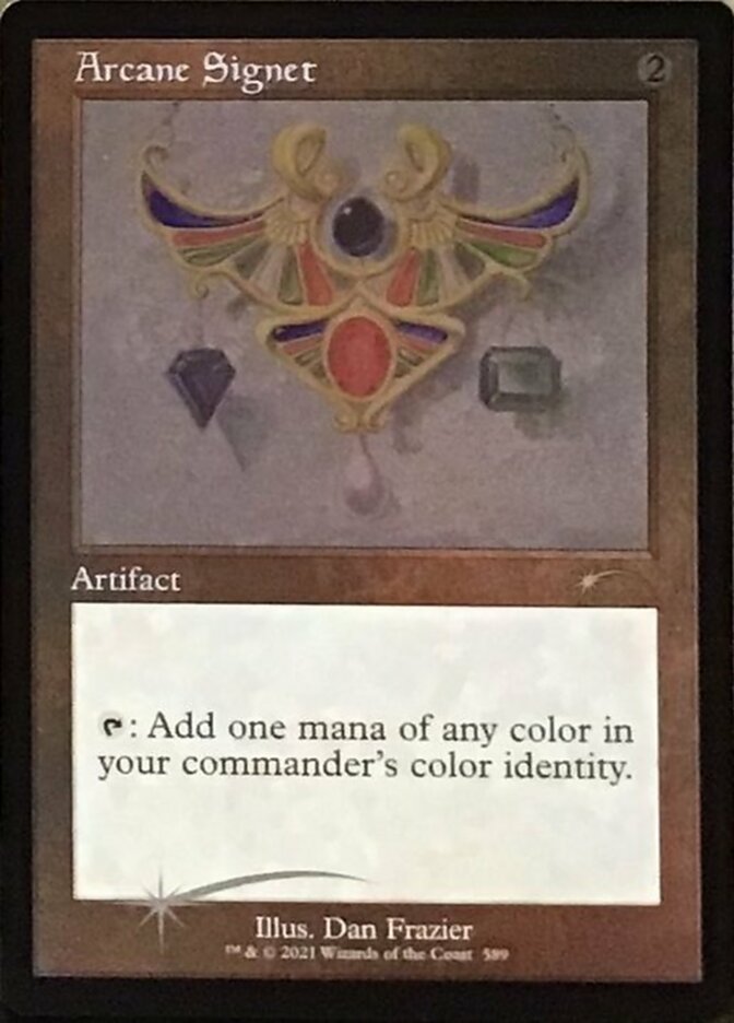 Arcane Signet (Retro) (Foil Etched) [Secret Lair Drop Promos] | I Want That Stuff Brandon