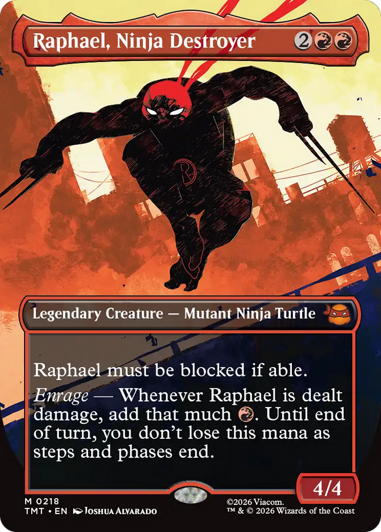 Raphael, Ninja Destroyer (Borderless) [Teenage Mutant Ninja Turtles] | I Want That Stuff Brandon