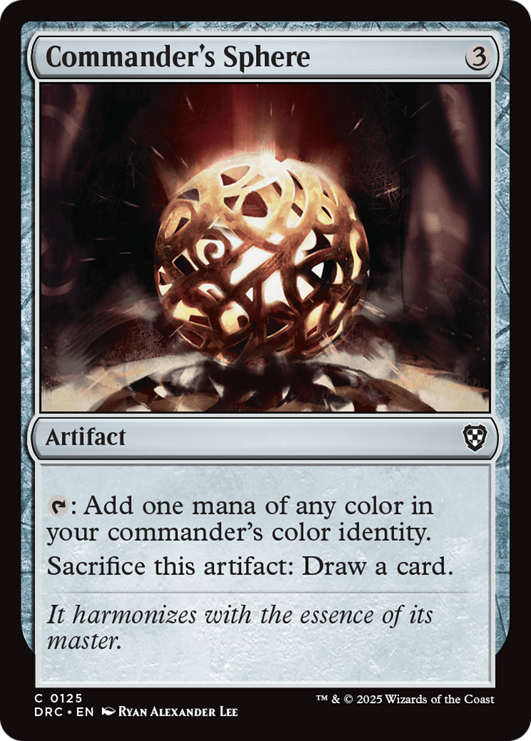 Commander's Sphere [Aetherdrift Commander] | I Want That Stuff Brandon