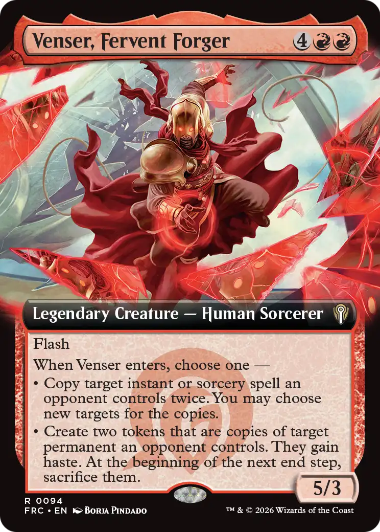 Venser, Fervent Forger (Extended Art) [Reality Fracture Commander] | I Want That Stuff Brandon