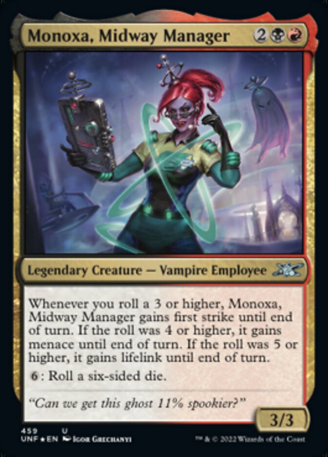 Monoxa, Midway Manager (Galaxy Foil) [Unfinity] | I Want That Stuff Brandon