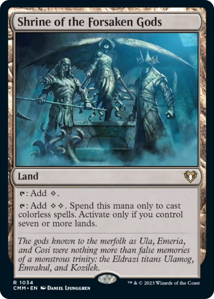 Shrine of the Forsaken Gods [Commander Masters] | I Want That Stuff Brandon