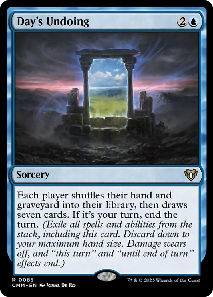 Day's Undoing [Commander Masters] | I Want That Stuff Brandon