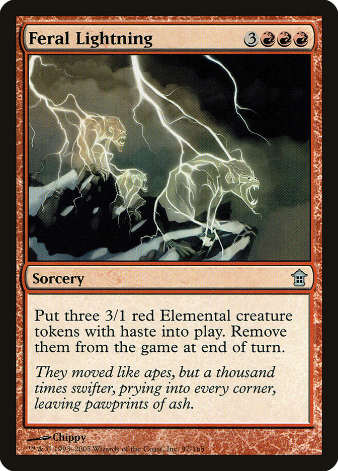 Feral Lightning [Saviors of Kamigawa] | I Want That Stuff Brandon