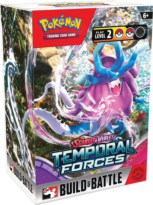 Scarlet & Violet: Temporal Forces - Build & Battle Box | I Want That Stuff Brandon