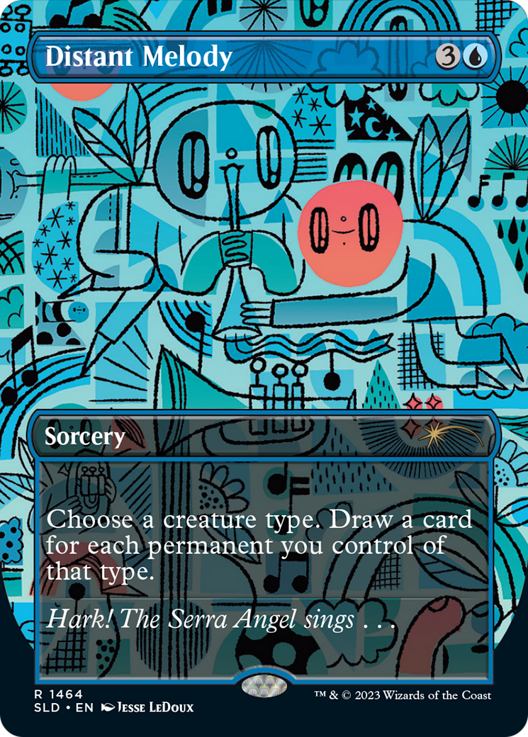 Distant Melody (Rainbow Foil) [Secret Lair Drop Series] | I Want That Stuff Brandon