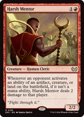 Harsh Mentor [Duskmourn: House of Horror Commander] | I Want That Stuff Brandon