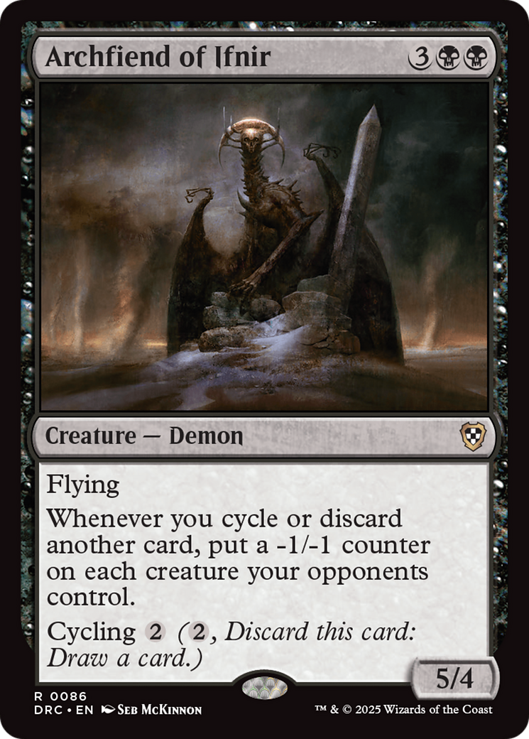 Archfiend of Ifnir [Aetherdrift Commander] | I Want That Stuff Brandon