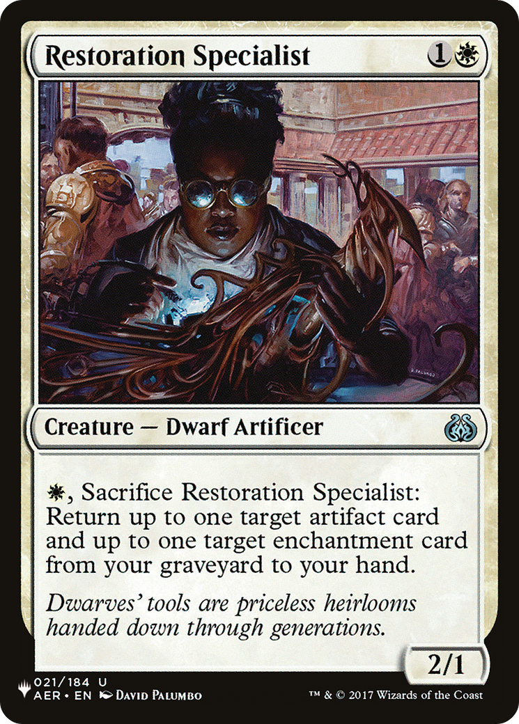 Restoration Specialist [The List Reprints] | I Want That Stuff Brandon