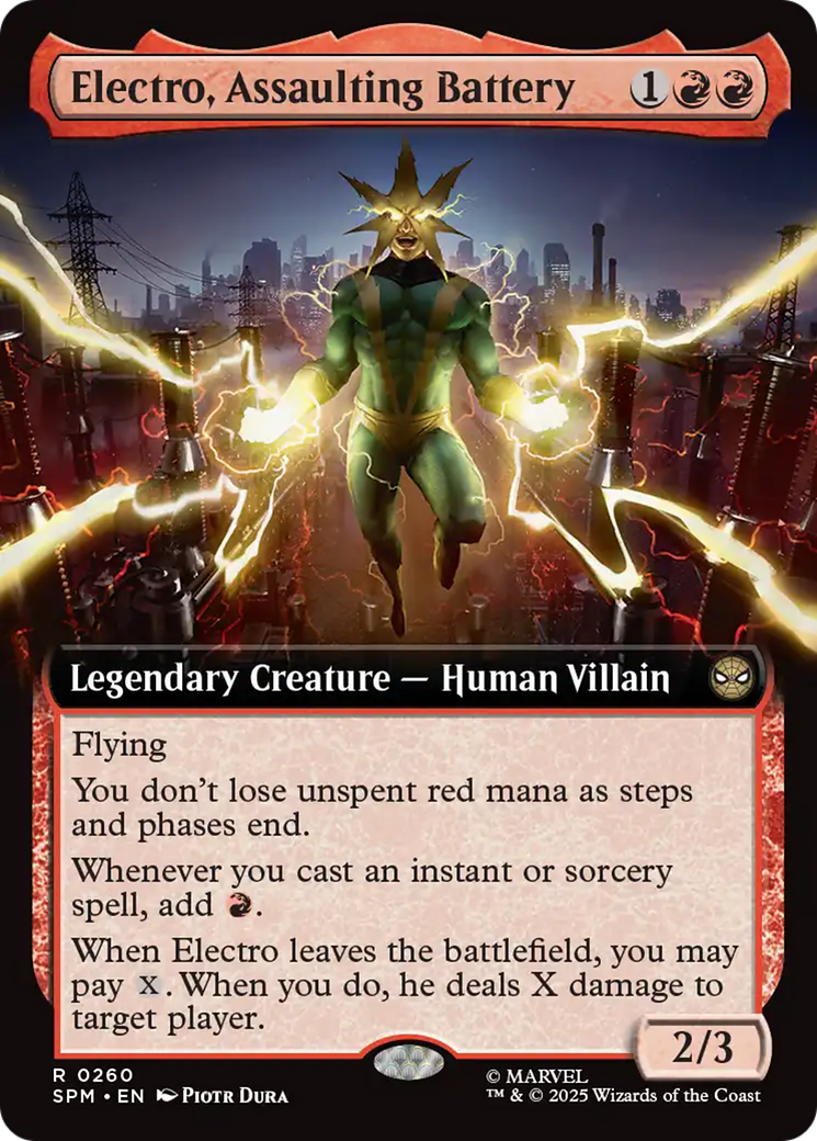 Electro, Assaulting Battery (Extended Art) [Marvel's Spider-Man] | I Want That Stuff Brandon