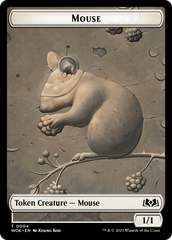 Mouse // Food (0012) Double-Sided Token [Wilds of Eldraine Tokens] | I Want That Stuff Brandon