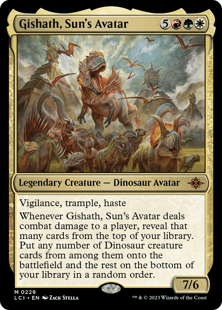 Gishath, Sun's Avatar [The Lost Caverns of Ixalan] | I Want That Stuff Brandon