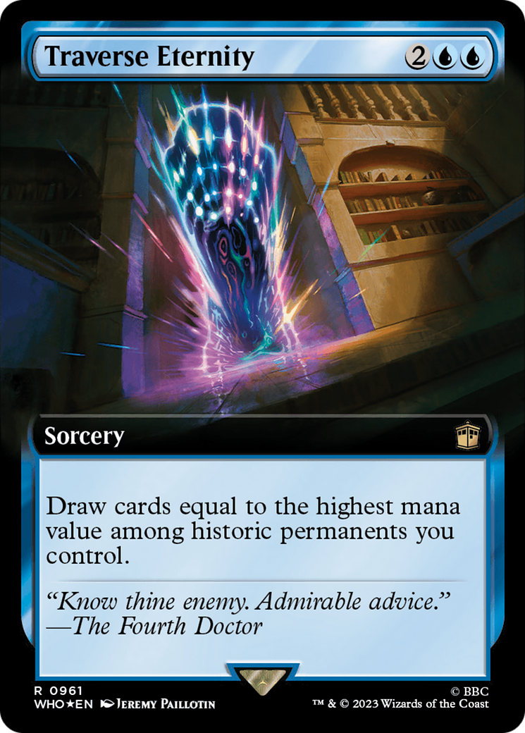 Traverse Eternity (Extended Art) (Surge Foil) [Doctor Who] | I Want That Stuff Brandon