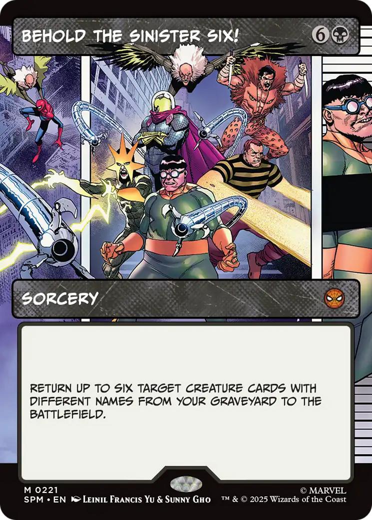 Behold the Sinister Six! (Borderless) [Marvel's Spider-Man] | I Want That Stuff Brandon