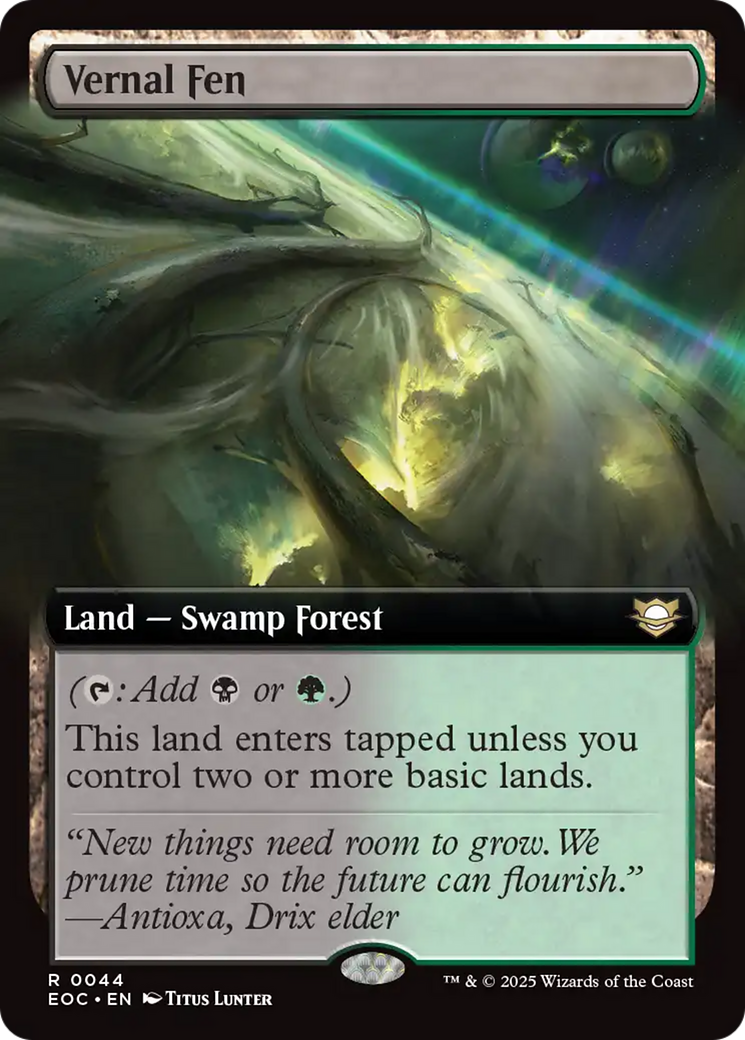 Vernal Fen (Extended Art) [Edge of Eternities Commander] | I Want That Stuff Brandon