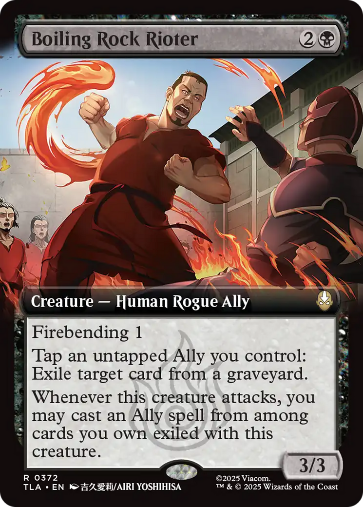 Boiling Rock Rioter (Extended Art) [Avatar: The Last Airbender] | I Want That Stuff Brandon