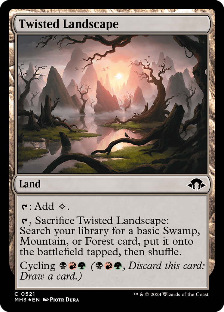 Twisted Landscape (Ripple Foil) [Modern Horizons 3] | I Want That Stuff Brandon